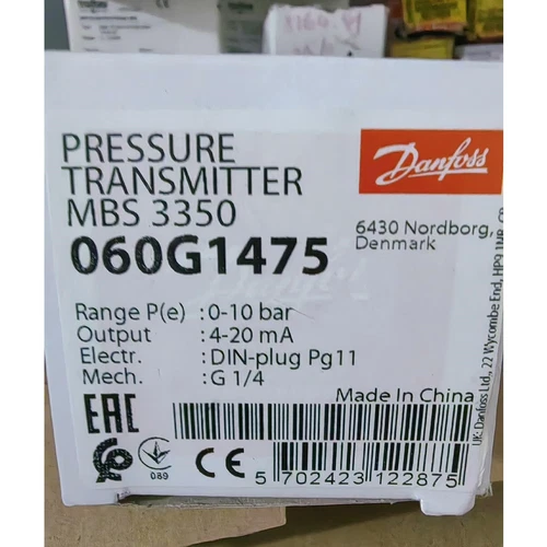 1PCS Danfoss pressure transmitter 060G1475 brand New In Box#QW - Picture 1 of 2