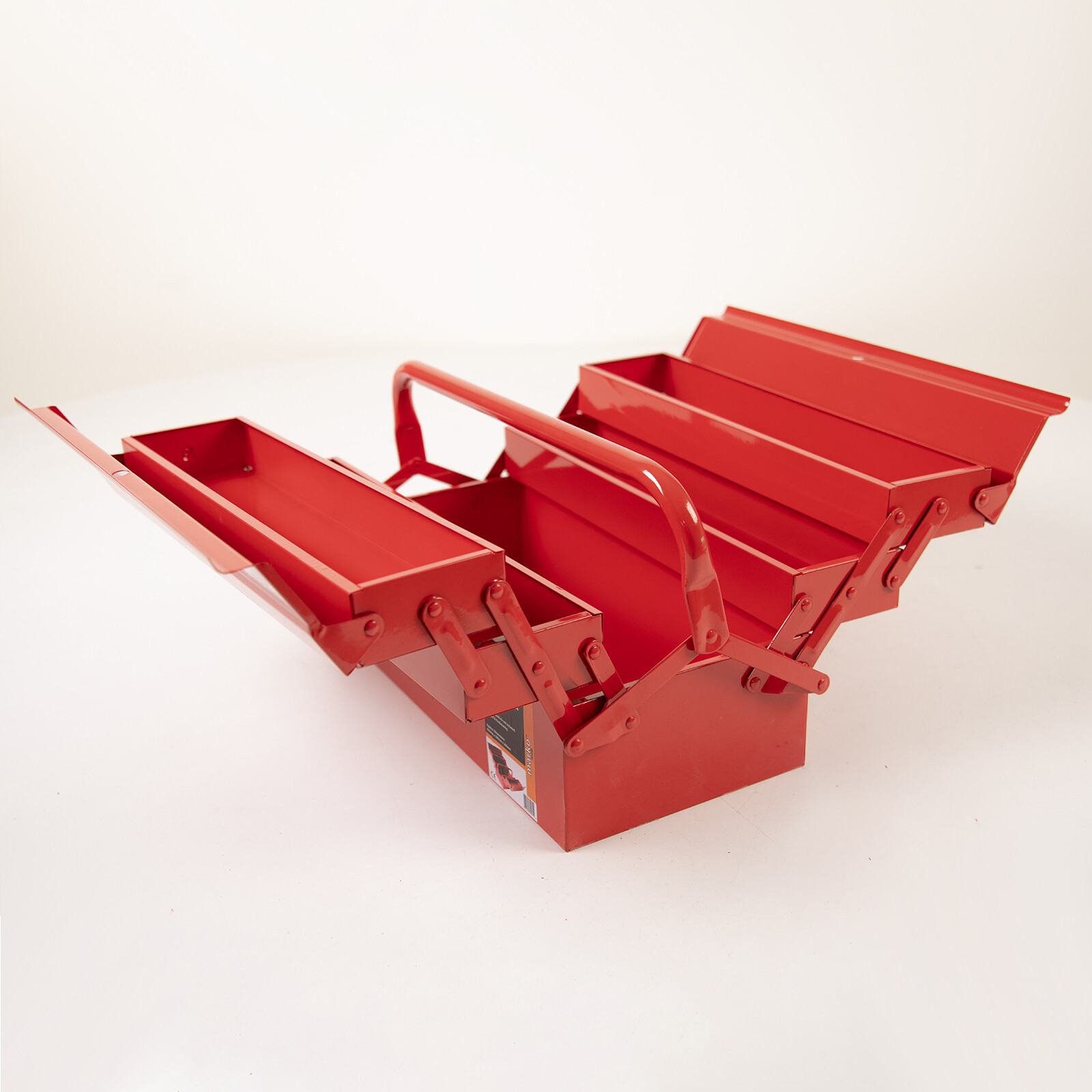 CANTILEVER TOOLBOX 5 TRAY METAL ORGANISER STORAGE BOX TOOLS