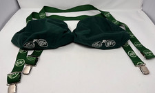 MGD Miller Genuine Draft Elastic Suspenders 2" Wide  2 MGD News Boy Hats