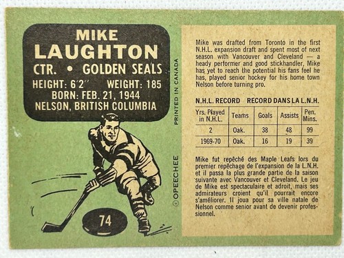 AUTOGRAPHED 1970-71 O-PEE-CHEE HOCKEY CARDS YOU SELECT - Picture 85 of 320