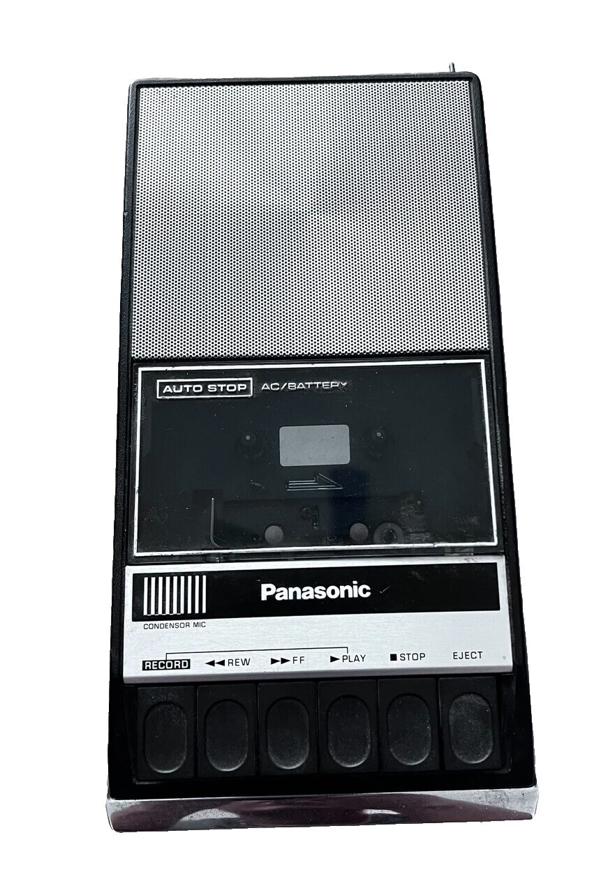 Grabador de cinta Panasonic reproductores de Cassette personales