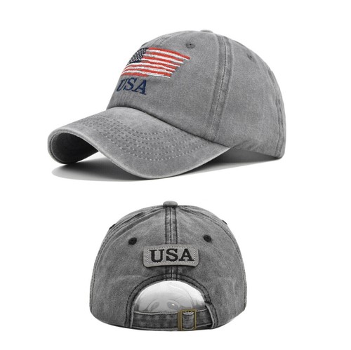 American US Flag Embroidered Low Profile USA Baseball Cap Adjustable Hat 2024 US - Picture 6 of 17