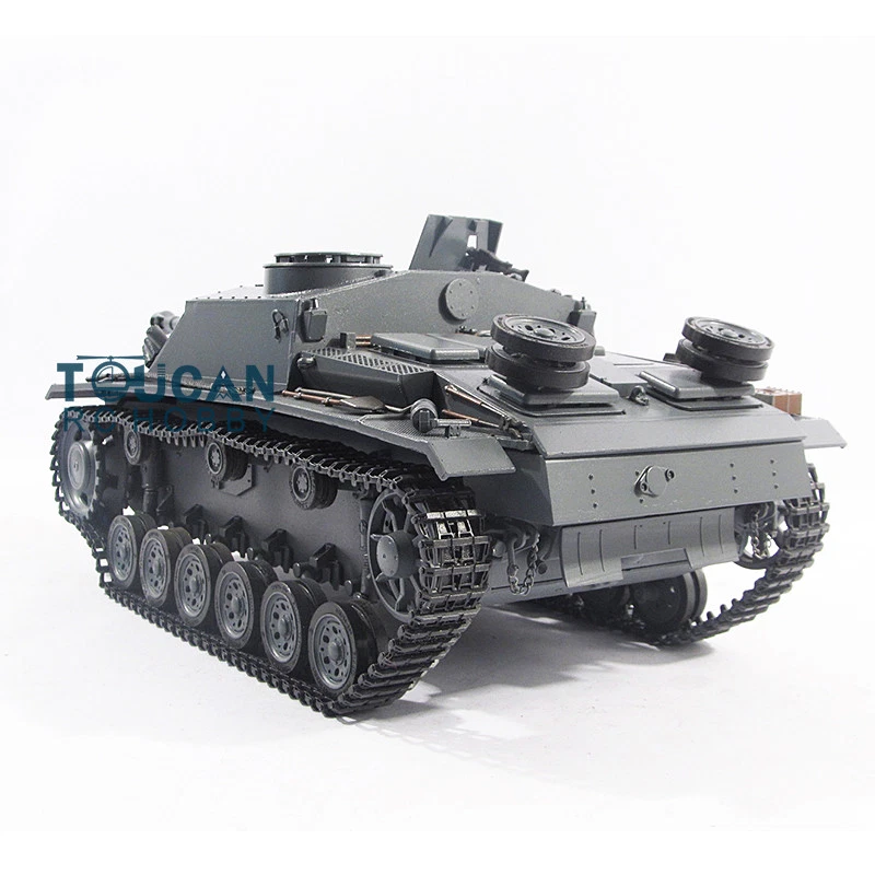 Almost Full Metal Mato 1/16 Stug III RC Tank KIT Infrared Barrel Recoil 1226 - Image 3 of 4