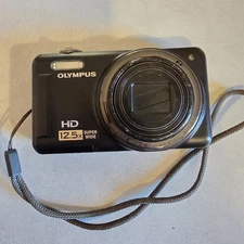 Olympus VR-320 14.0MP Digital Camera Black - PLEASE READ for Parts or Repair