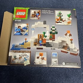 LEGO Minecraft 21120 The Snow Hideout 100% Complete W/Box & Instructions