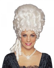 Platinblonde Rokoko Perücke Marie Antoinette Deluxe für Fasching