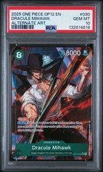 Dracule Mihawk Alternate Art OP12-030 Legacy of the Master