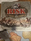 Risk Parker Brothers vintage board game COMPLETE 40th Anniversary Metal pieces