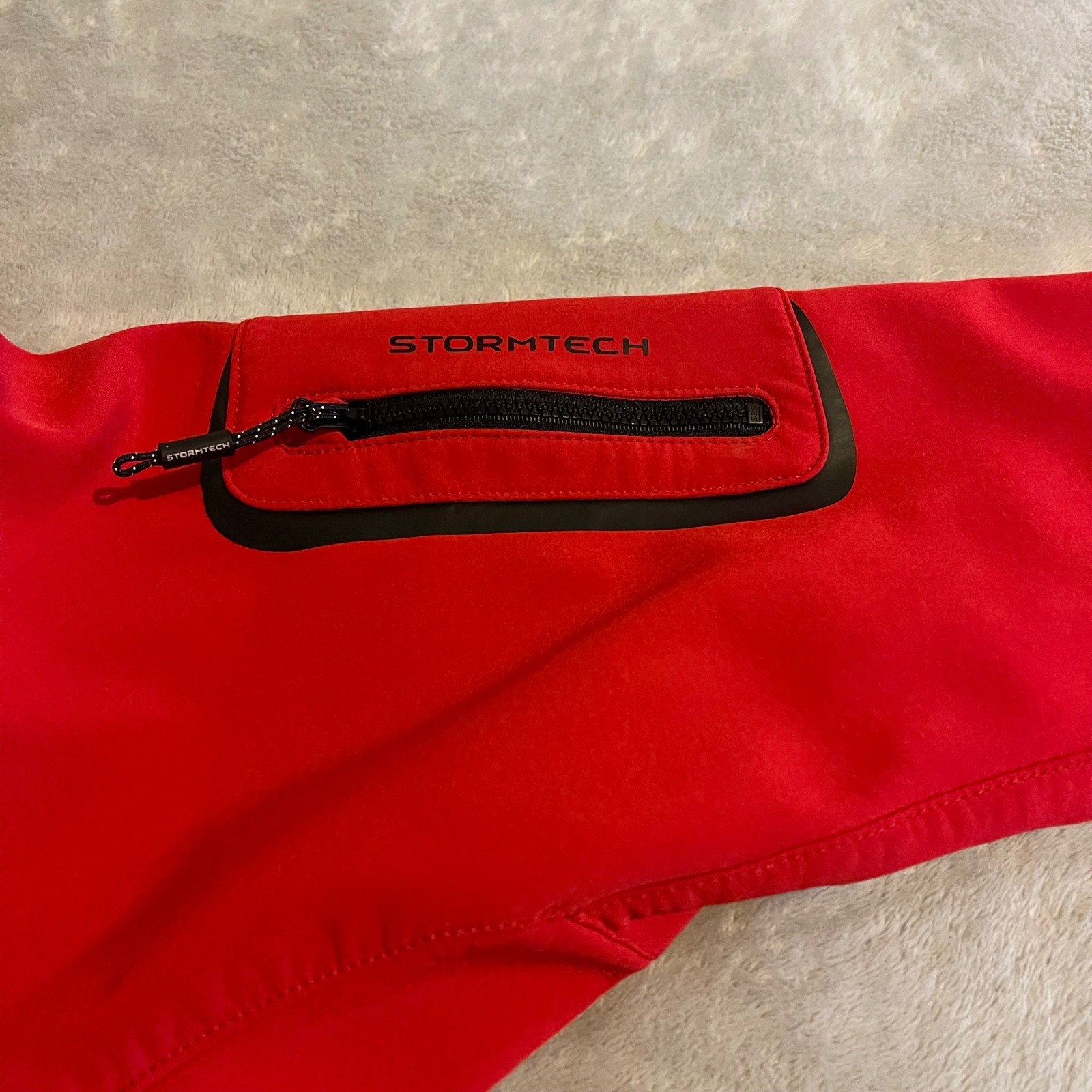 Stormtech Performance Mens Red Softshell Jacket F… - image 12