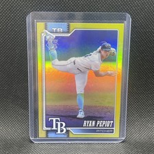 2026 Topps Ryan Pepiot #313 Yellow Holo /399 Tampa Bay Rays