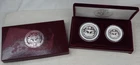 1986 Marshall Islands Silver Proof Set 1 & 1/2 Oz .999 Free Association 2 Coins