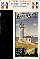 2025 Topps Allen & Ginter #LTN-22 North Head Lighthouse Mini Light the Night