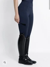 Maximilian Equestrian Tech Breeches Riding Leggings Small Navy