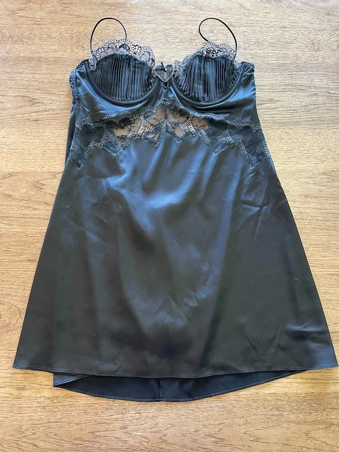 designer dress blue Sweet Love Flared Satin Mini Dress