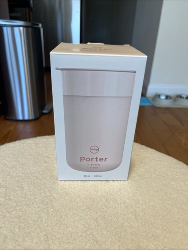 W&P Porter Keramiktasse mit schützender Silikonhülle, Rouge 16 Unzen Pink - Bild 1 von 7