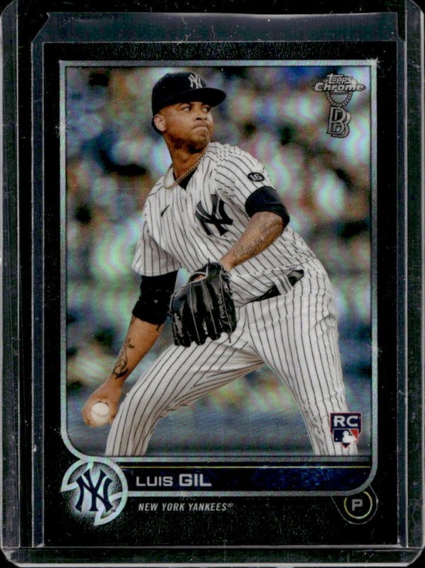 2022 Topps Chrome Ben Baller Edition Luis Gil RC Rookie #202 New York Yankees