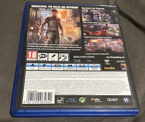 Sleeping Dogs - Definitive Edition - PlayStation 4 (PS4) - Bild 2 von 3
