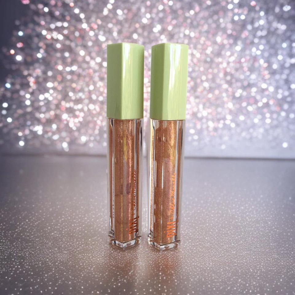 Упаковка из 2) Pixi от Petra глазурь для губ торт блеск для губ #0180 (полный размер 0,12 унц) VHTF - Изображение 3 из 4