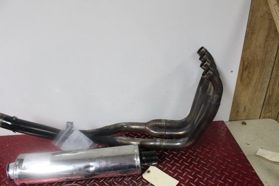 1997 SUZUKI GSXR 600 750 YOSHIMURA FULL EXHAUST HEADER AND SLIP ON RUFF GX382 - Image 2 of 4