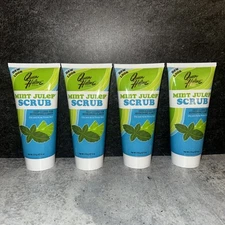 4 Lot Queen Helene Mint Julep Scrub Deep Cleans For Replenishing Skin 6 oz
