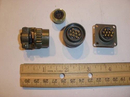 NEW - PT06E 12-10P (SR) and MS3112E 12-10S - 10 Pin Mating Pair