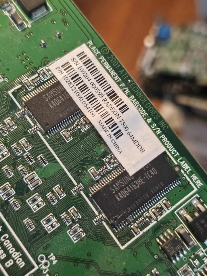 ATI Radeon 7500 64MB DDR AGP 4x Graphics Card Retro Gaming DVI VGA - Image 3 of 4