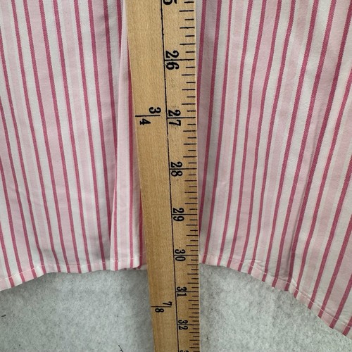 Coolibar Shirt Mens XXL UPF 50+ Button Down Pink Stripe Long Sleeve Sun NWT - Picture 7 of 8