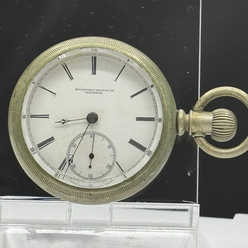 1881 Rockford Model 2 15J 18 Size Pocket Watch SW/KW