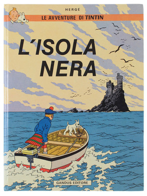 DIE SCHWARZE INSEL. - Hergé - Gandus Verlag, ca. - 1980