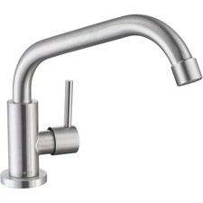 Küchenarmatur Kaltwasser Wasserhahn Küche Kaltwasserhahn mit 360° schwenkbar,...