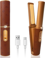 Cordless Hair Straightener, Portable Straightener 2 in 1 for Hair Straightening