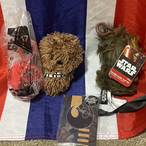Large Star Wars Lot Plush Porg, Grogu, Chewbacca, VTG, Figures, Mask, 30+ Items - Picture 18 of 18