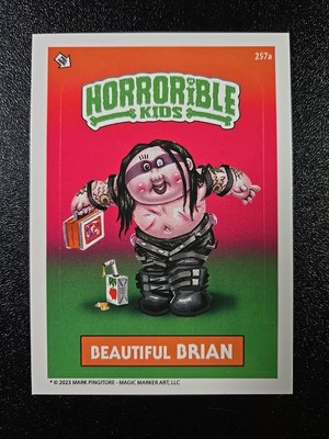 Marilyn Manson Beautiful People Horrorible Kids Card Set Garbage