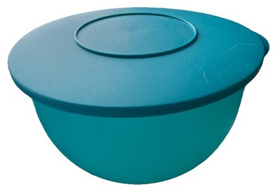 Tupperware Jumbo  Junge Welle Salatschüssel Schüssel 7,5 Liter mit Deckel