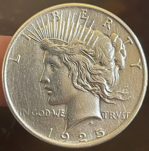 1925 P Peace Silver Dollar ~ UNC DETAILS ~ 90% Silver $1