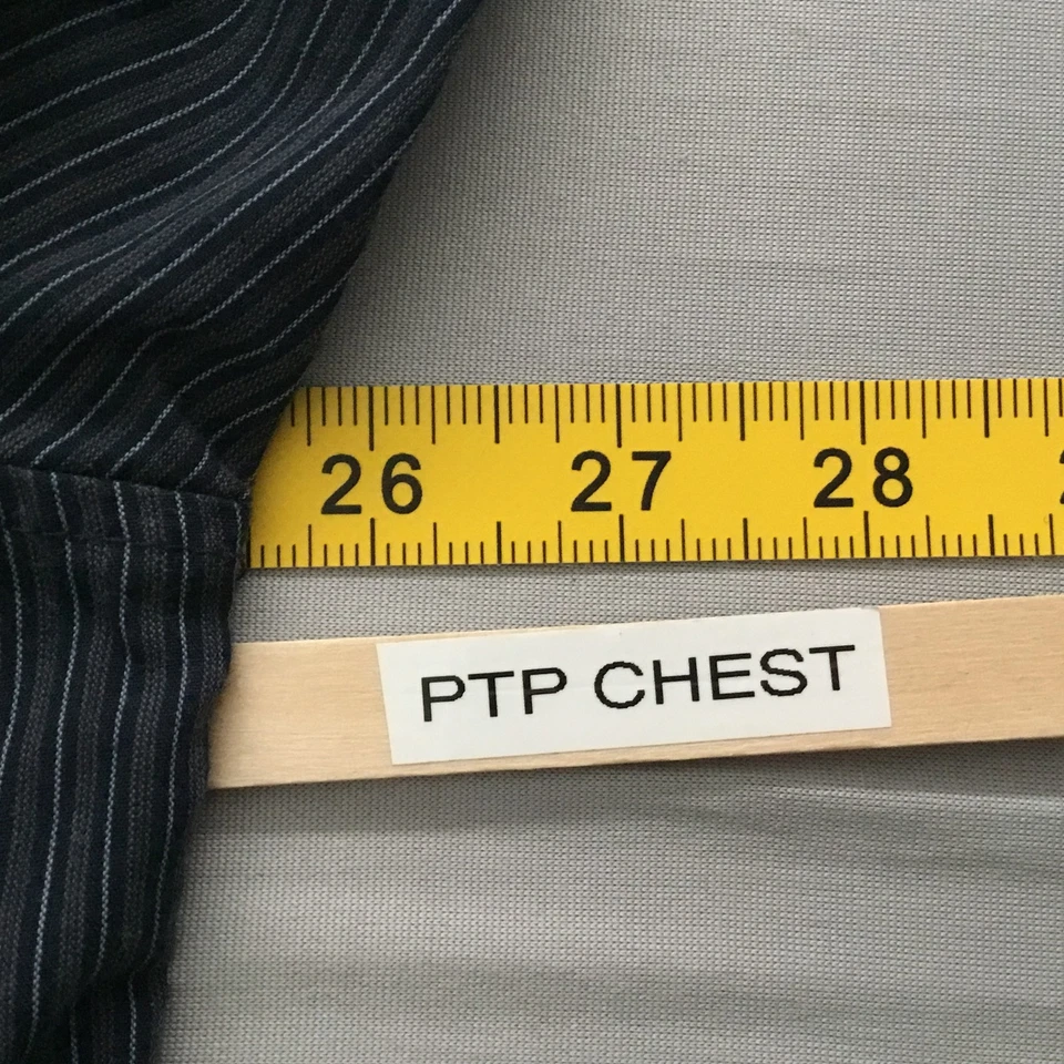 Machine Shirt Mens XL Pinstripe Western Pearl Snap Dragon Embroidered Graphic - Image 3 of 4