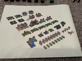 LEGO Minecraft: The Fortress 21127 Used Complete set! and manuals