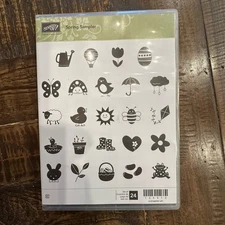 Stampin’ Up! Spring Sampler #125512 Set Of 24 Stamps Retired