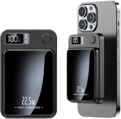 Magnetische 10000mAh Powerbank   Wireless 22.5W Ladegerät für iPhone/Samsung