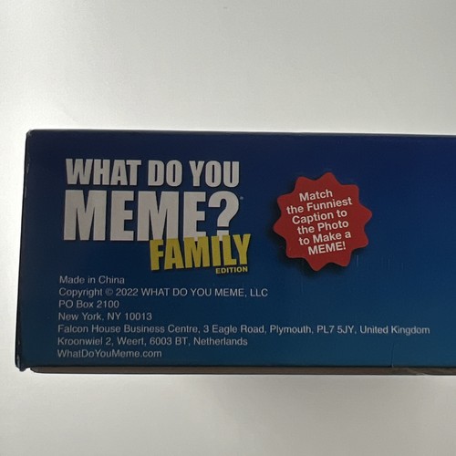 WHAT DO YOU MEME? Family Edition: Brand New Factory Sealed - For ages 8 and up! - Picture 15 of 20