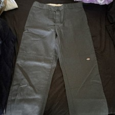 Dickies Loose Fit Gray Work Pants for Men Classic Men's Workwear Trousers