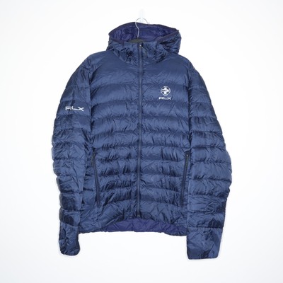 Ralph Lauren RLX gefütterte Daunenfüllung Jacke marineblau Größe Herren Large 780