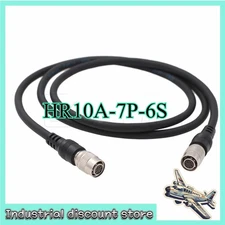 HR10A-7P-6S Hirose 6-Pin Female to Female Cable for Basler Camera 90-degree
