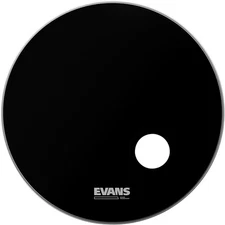 Evans EMAD Resonant Bass Drum Head Black 22 in.