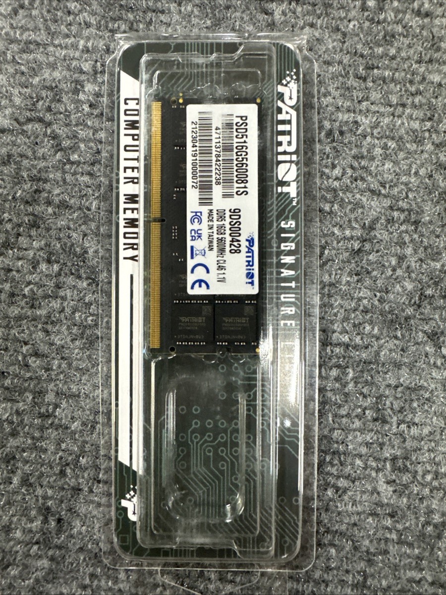 Patriot DDR5 16GB 5600MHz メモリー 本体 Patriot Signature Line