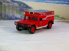 Hummer Off Road 4x4 Ambulance Paramedic Rescue EMT Model 1/64 Scale Limited Ed W