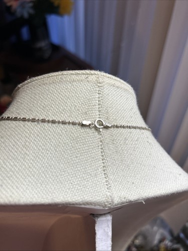 36. CINI 925 Sterling grüner Quarz keltisches Kreuz Anhänger Halskette 18", 8,7 g - Bild 9 von 12