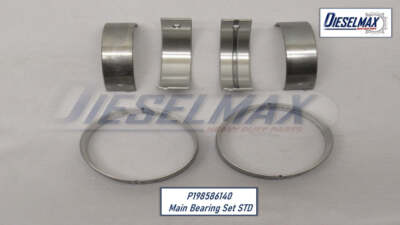 SHIBAURA N844 MAIN BEARING SET STD. (SET OF 4 PAIRS) P198586140 New