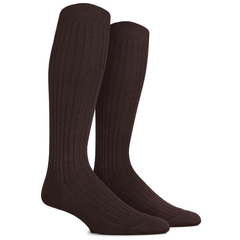 Dore Dore Wide Ribbed Merino Wool Knee High Mens Socks eBay