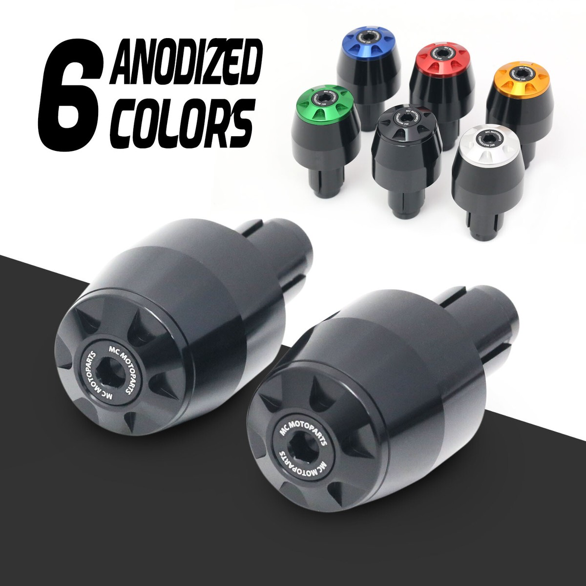 Black STORM Handle Bar End Weights For Kawasaki NINJA 1000 SX 10